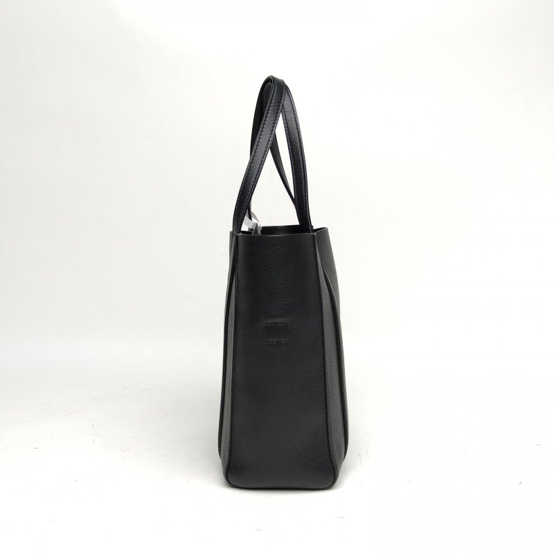 BALENCIAGA 黑色牛皮Everyday系列托特手提包肩背包-3