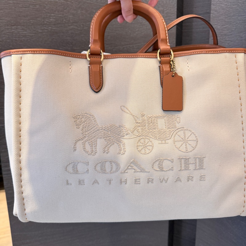 全新✨COACH✨REESE 28號托特包單肩手提包Tote購物袋 大號-0
