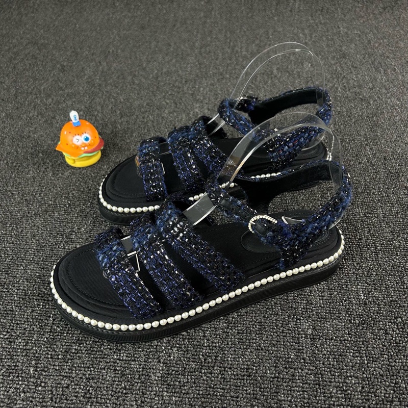 Chanel香奈兒珍珠涼鞋 尺碼：38.5 🧡-0
