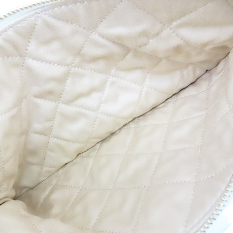 白色 牛皮 22 中號 肩背包 金釦【CHANEL 香奈兒】 AS3260-3