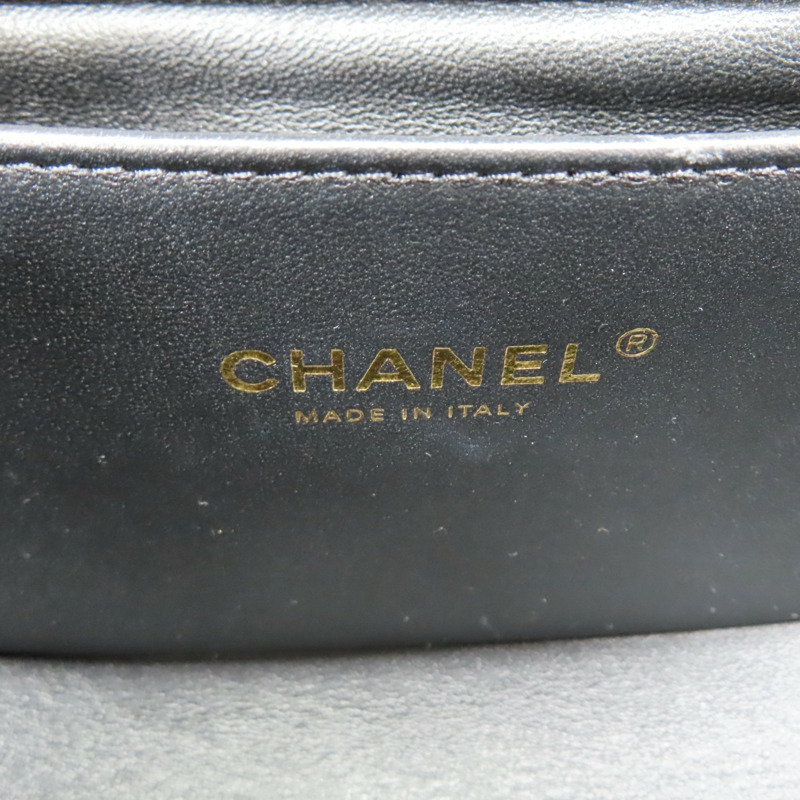 黑色 山形紋牛皮 Boy 25 肩背包 A67086【CHANEL 香奈兒】 A67086-4