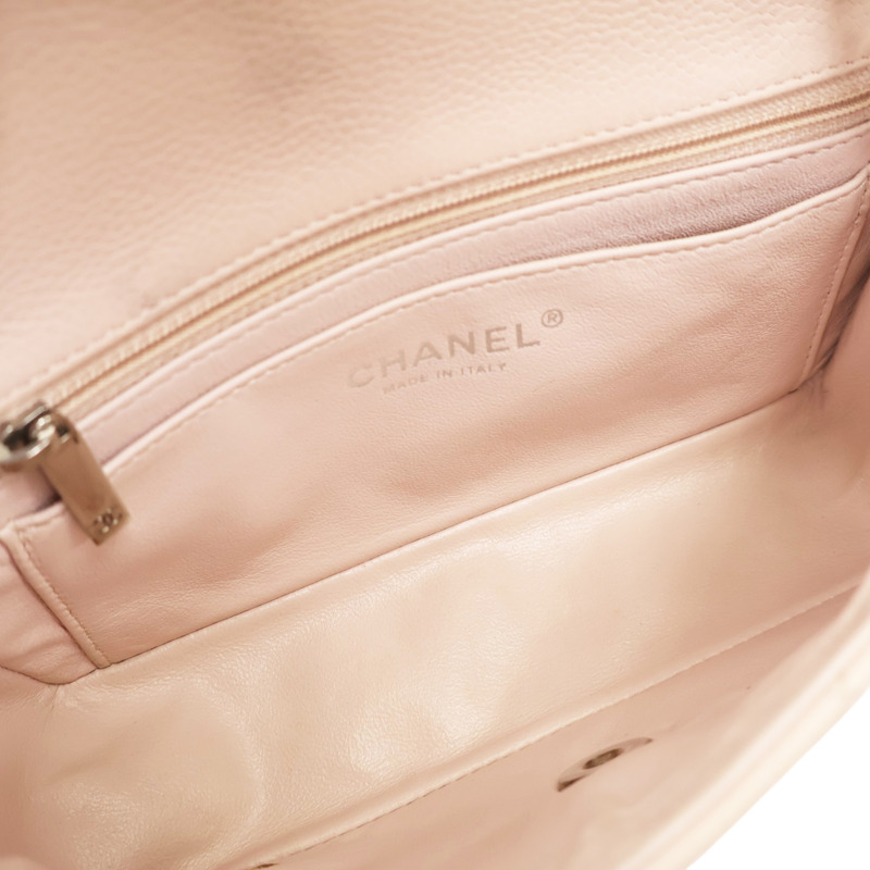 粉色 牛皮 COCO 20 鍊帶肩背包 銀釦【CHANEL 香奈兒】 A69900-2
