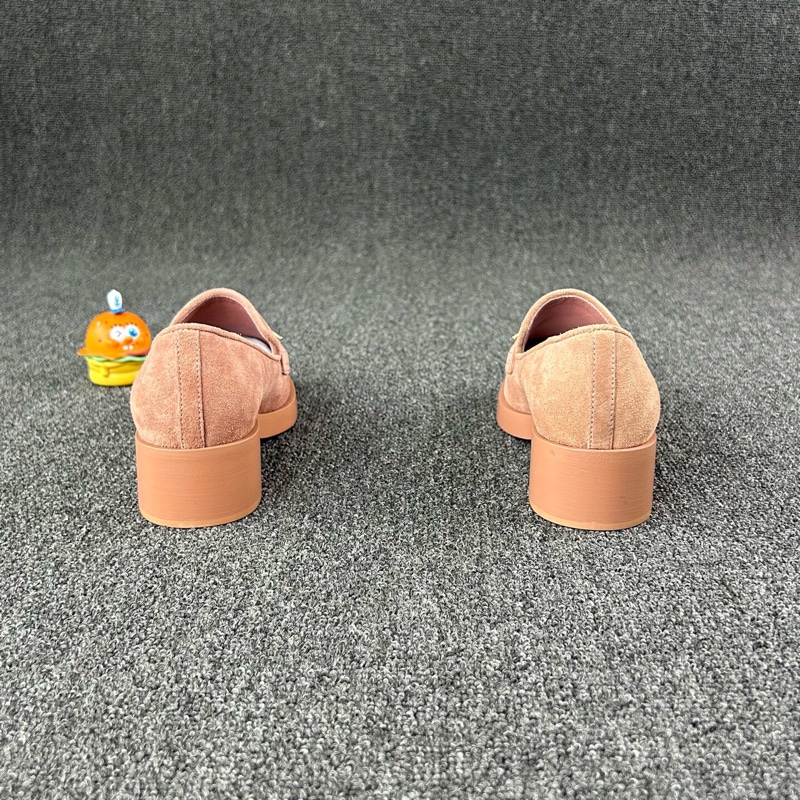 Chanel香奈兒粉色樂福鞋 尺碼：37 碼，S印🧡-4