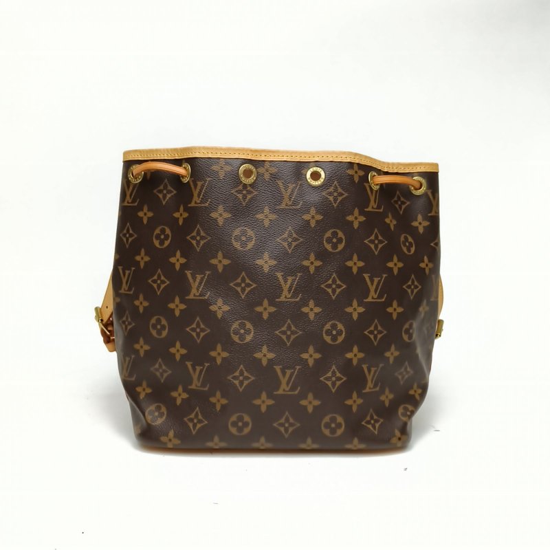 LOUIS VUITTON NOÉ水桶包Petit中號老花PVC金扣2007肩背包-2
