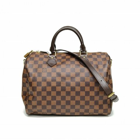 LOUIS VUITTON Sp30配肩帶棕色棋盤格PVC2013肩背包
