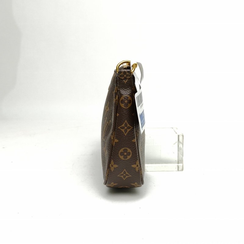 LOUIS VUITTON MultiPochetteAccessoires五合一綠肩帶老花PVC肩背包-1