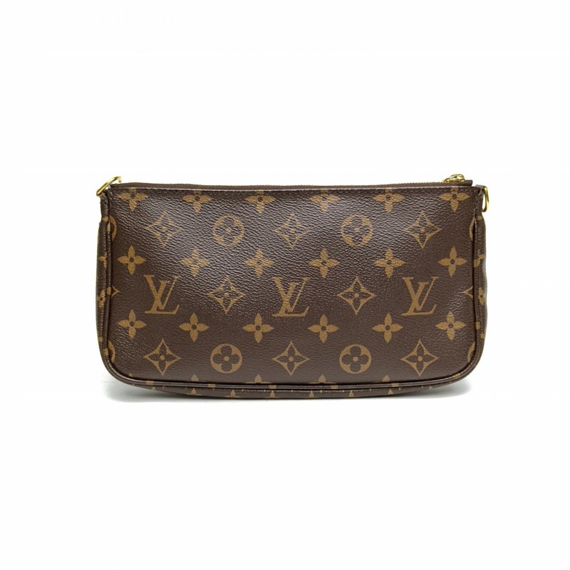 LOUIS VUITTON MultiPochetteAccessoires五合一綠肩帶老花PVC肩背包-2