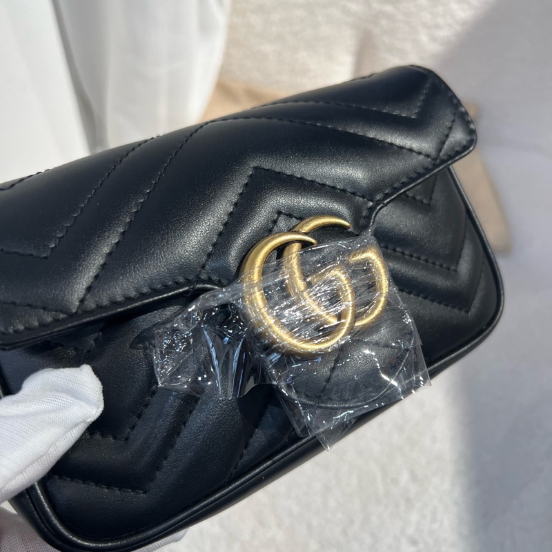 Gucci GGmarmont系列 馬蒙黑色mini 新款-2