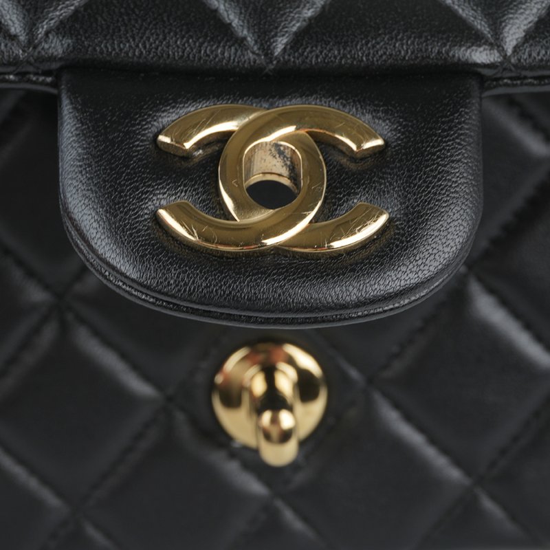 KESH 凱仕國際精品【小尺寸、大經典】CHANEL Classic Flap Mini 20｜香奈兒 CF 黑金鏈條包｜黑色金扣｜2024 晶片款｜熱門規格-11