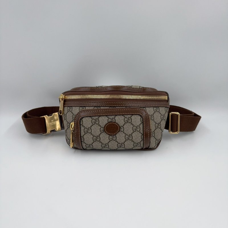 GUCCI 原花滿版LOGO腰包682933-2
