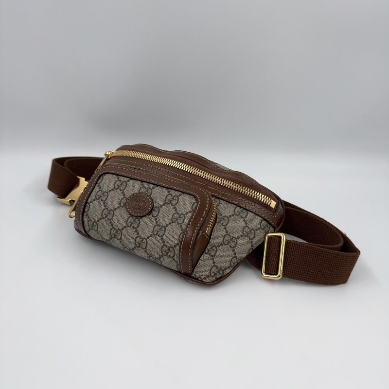 GUCCI 原花滿版LOGO腰包682933-4