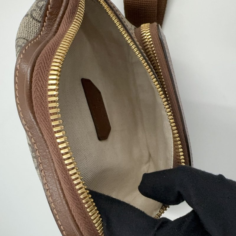 GUCCI 原花滿版LOGO腰包682933-7