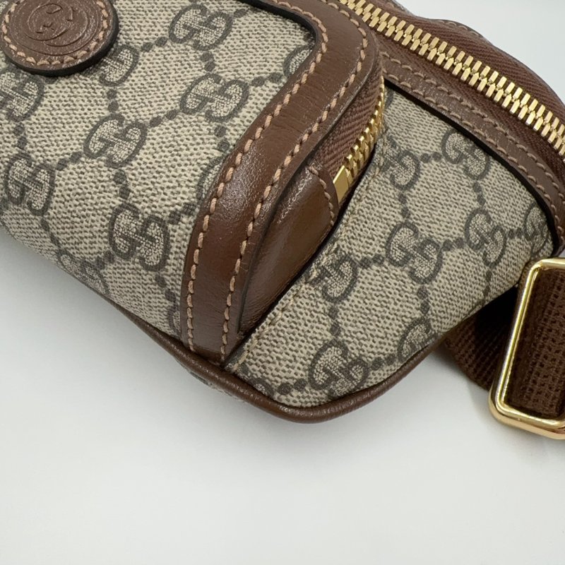 GUCCI 原花滿版LOGO腰包682933-9