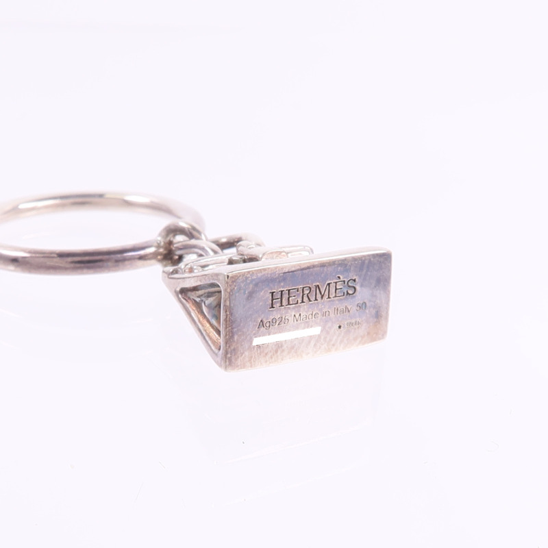 HERMES 925純銀Amulettes Birkin Ring戒指-4