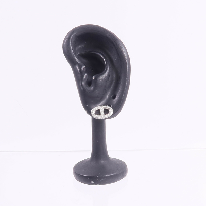 HERMES 18K白金Farandole Earrings鑽石耳環-7