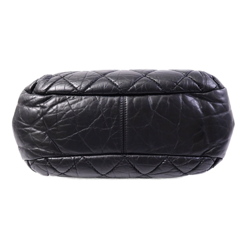 CHANEL Tweed/牛皮皮革Chain Shoulder Bag鏈帶肩背袋-3