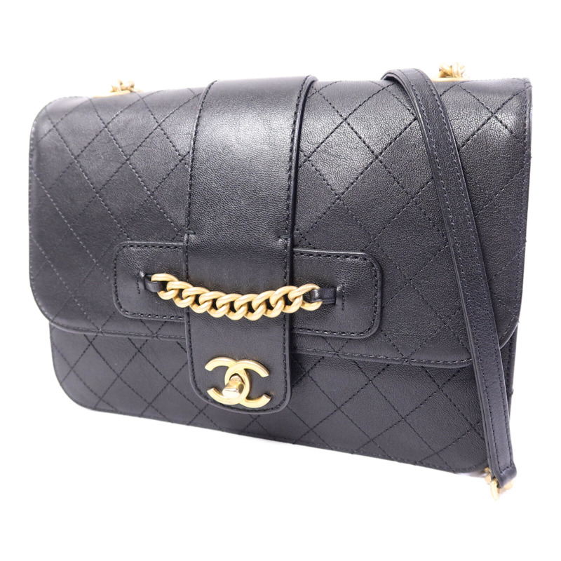 CHANEL 牛皮皮革Chain Shoulder Bag鏈帶肩背袋-2