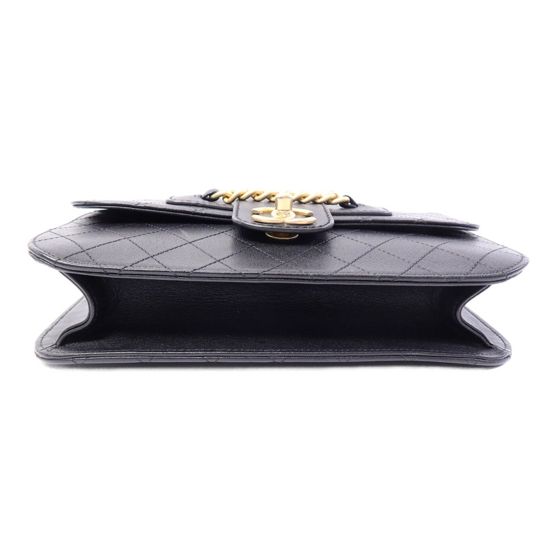CHANEL 牛皮皮革Chain Shoulder Bag鏈帶肩背袋-3