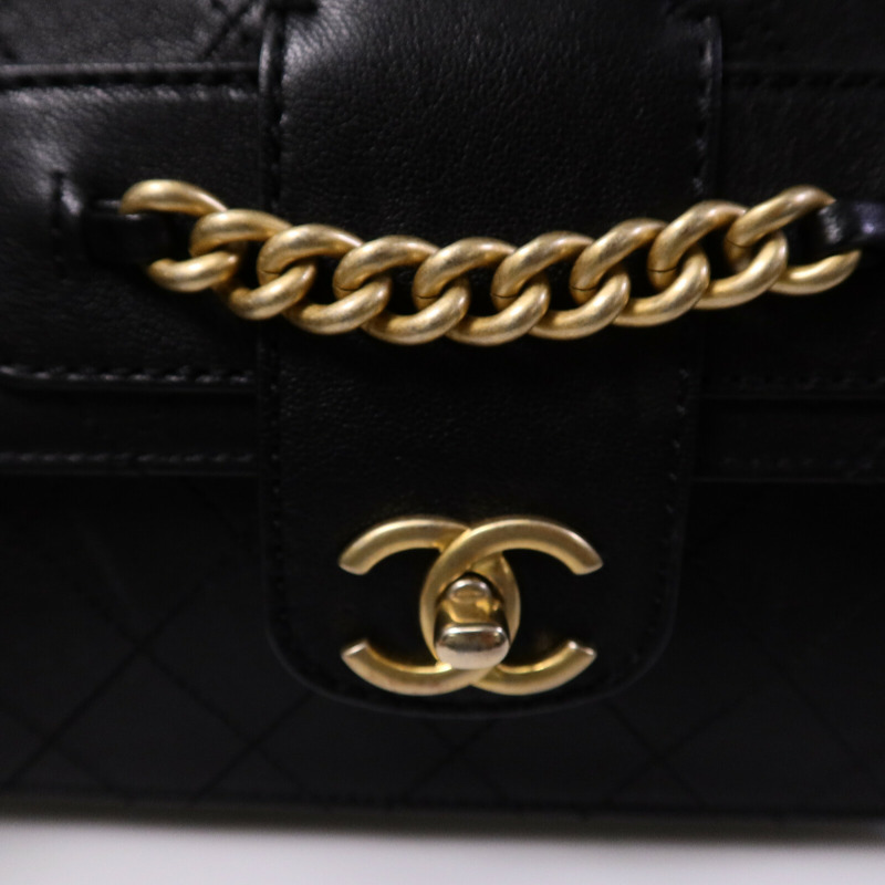 CHANEL 牛皮皮革Chain Shoulder Bag鏈帶肩背袋-6