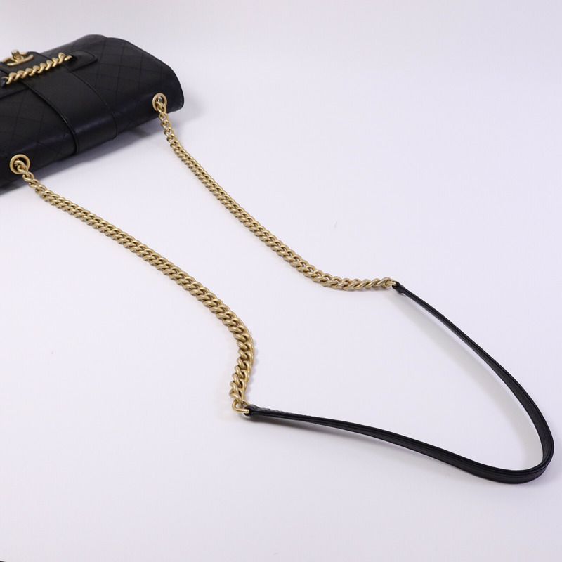 CHANEL 牛皮皮革Chain Shoulder Bag鏈帶肩背袋-8