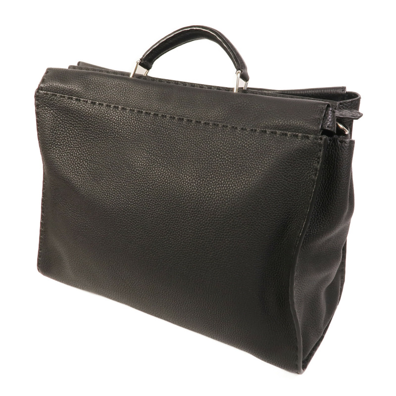 FENDI 牛皮皮革Peekaboo XL手挽肩背兩用袋-2