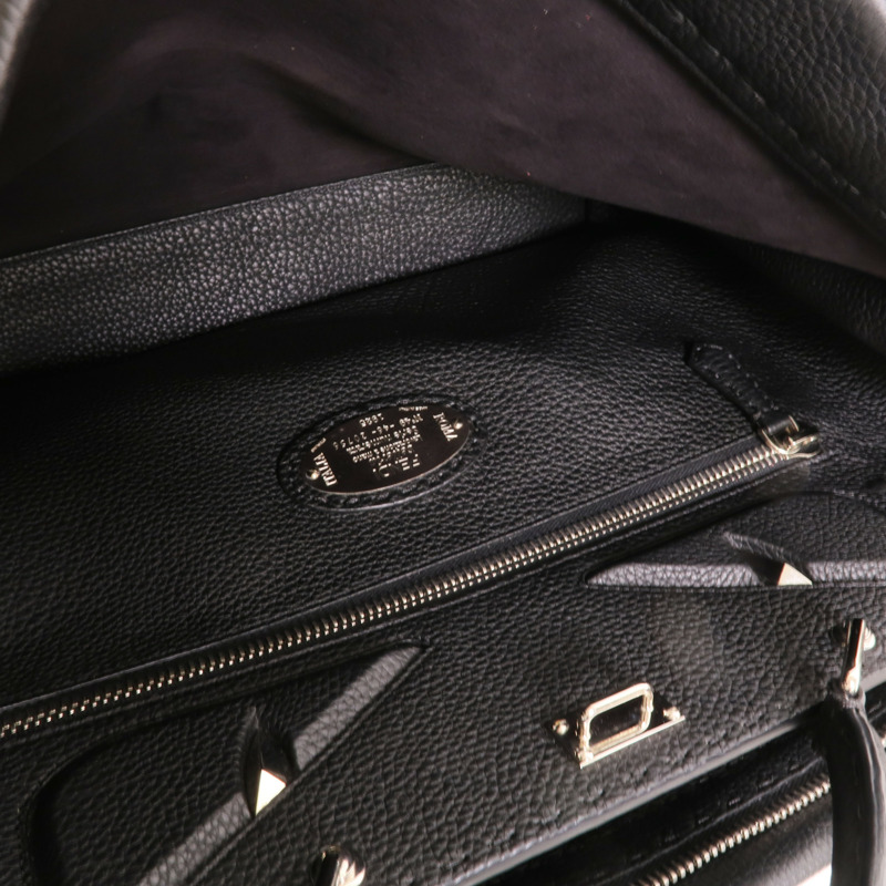 FENDI 牛皮皮革Peekaboo XL手挽肩背兩用袋-5