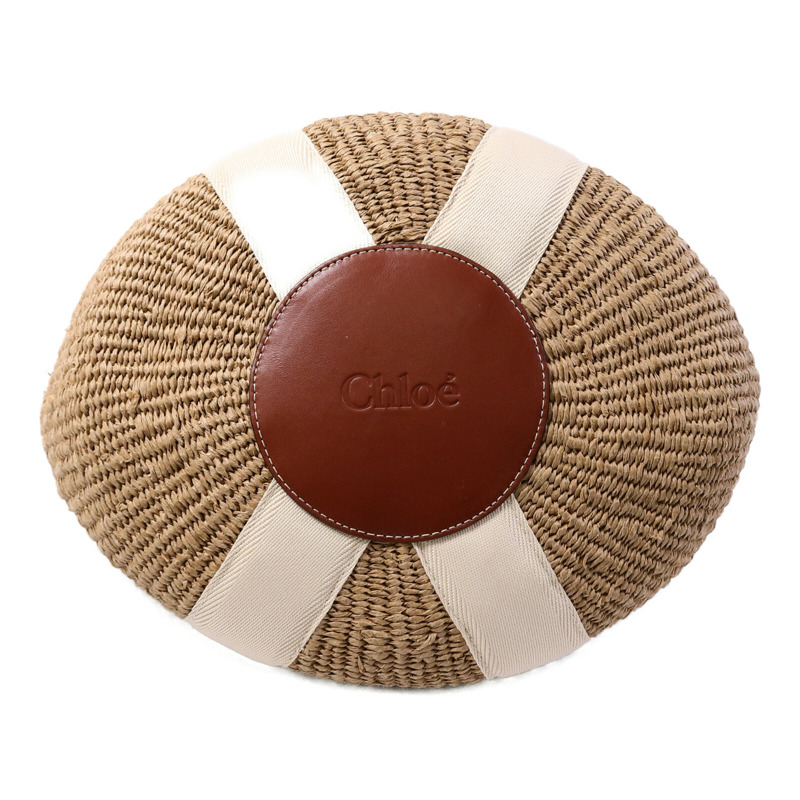 Chloe Raffia Woody Basket Large肩背袋-3
