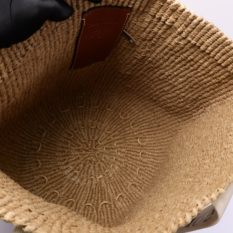 Chloe Raffia Woody Basket Large肩背袋-4