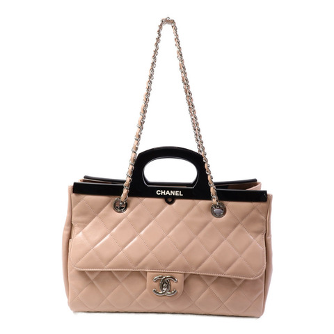 CHANEL 羊皮皮革Chain Shoulder Bag鏈帶肩背袋