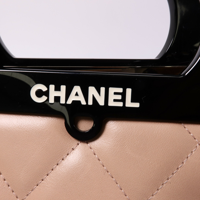CHANEL 羊皮皮革Chain Shoulder Bag鏈帶肩背袋-6