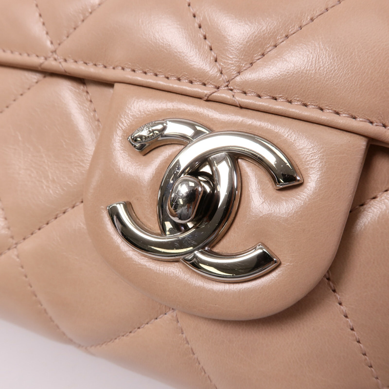 CHANEL 羊皮皮革Chain Shoulder Bag鏈帶肩背袋-7