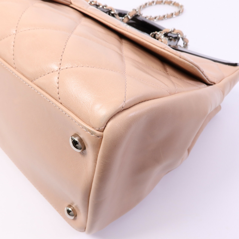 CHANEL 羊皮皮革Chain Shoulder Bag鏈帶肩背袋-11