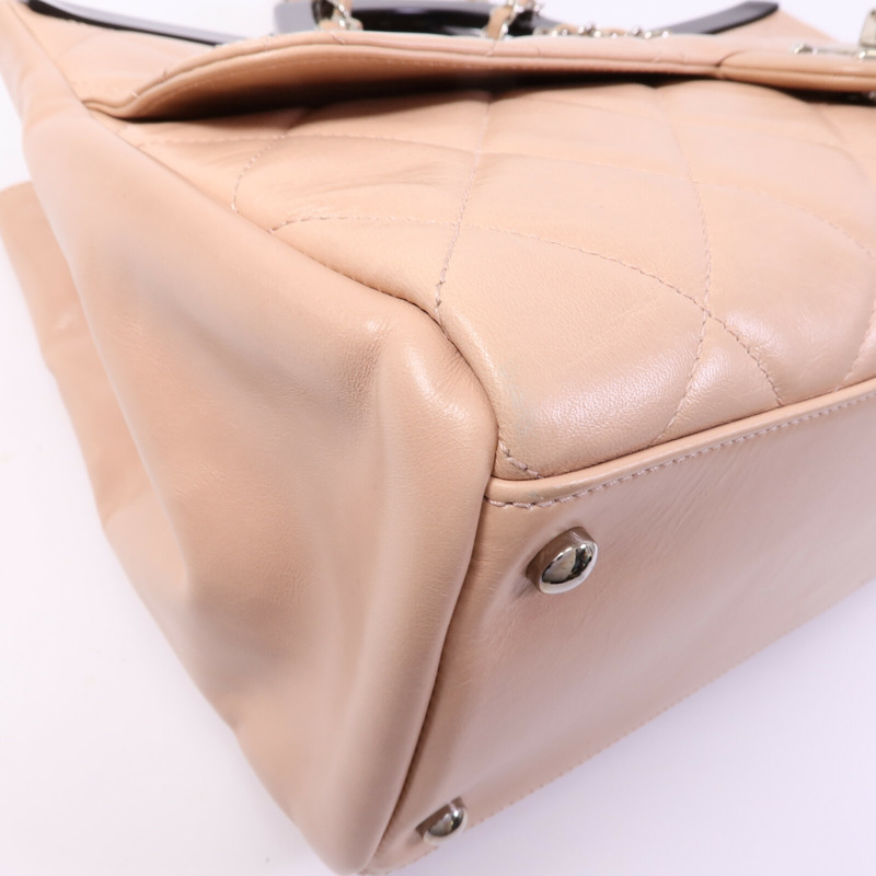 CHANEL 羊皮皮革Chain Shoulder Bag鏈帶肩背袋-12