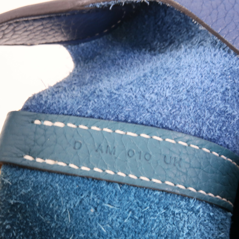 HERMES Clemence皮革Picotin PM手挽袋Deep Blue Vert Bosphore-8