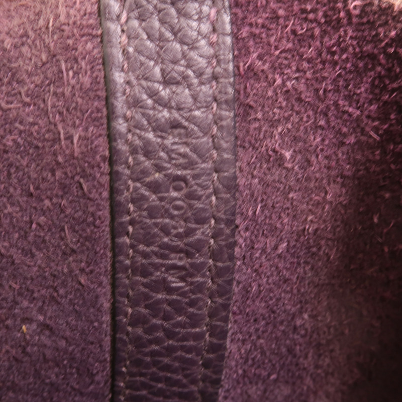 HERMES Clemence皮革Picotin MM手挽袋Raisin-9