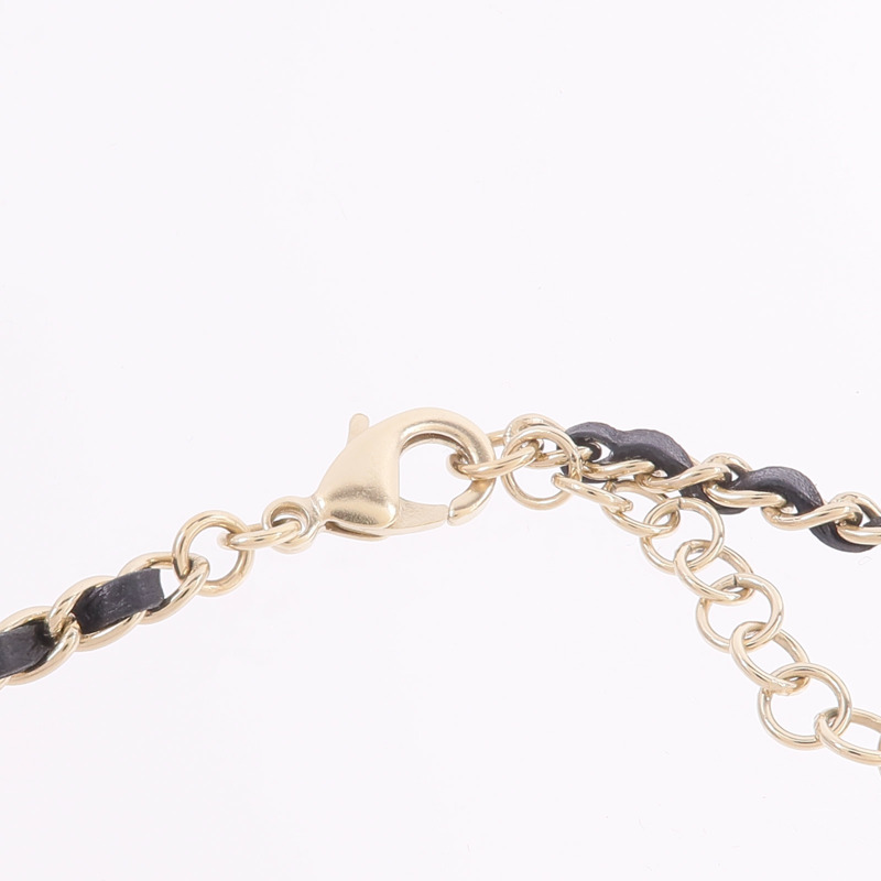 CHANEL PVC/金屬/皮革Necklace項鍊-4