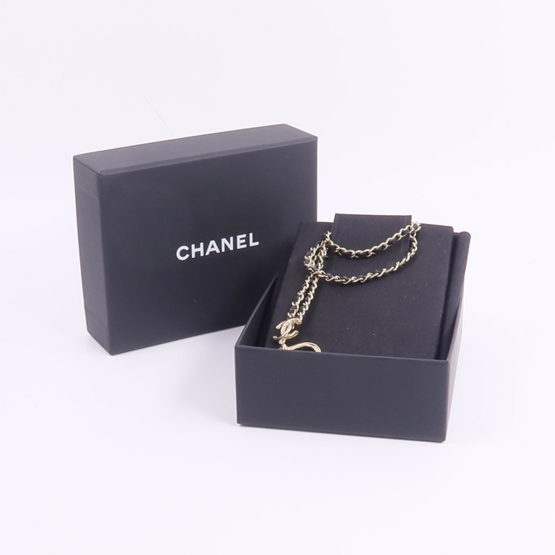 CHANEL PVC/金屬/皮革Necklace項鍊-7