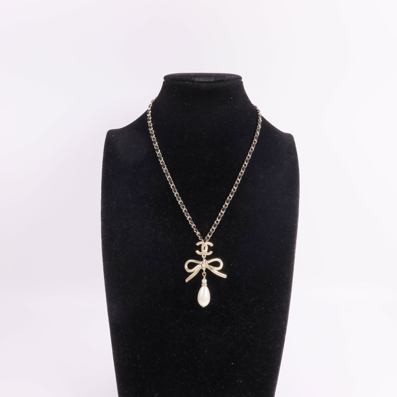 CHANEL PVC/金屬/皮革Necklace項鍊-8