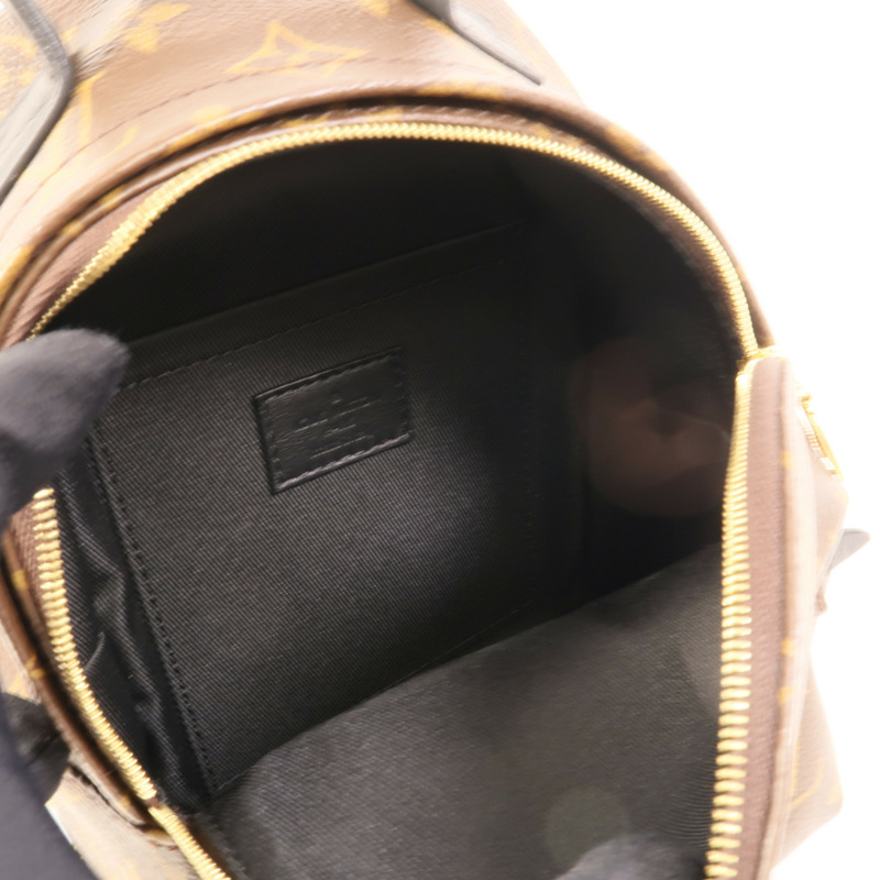 LOUIS VUITTON Monogram Palm Springs Mini金扣背包-4