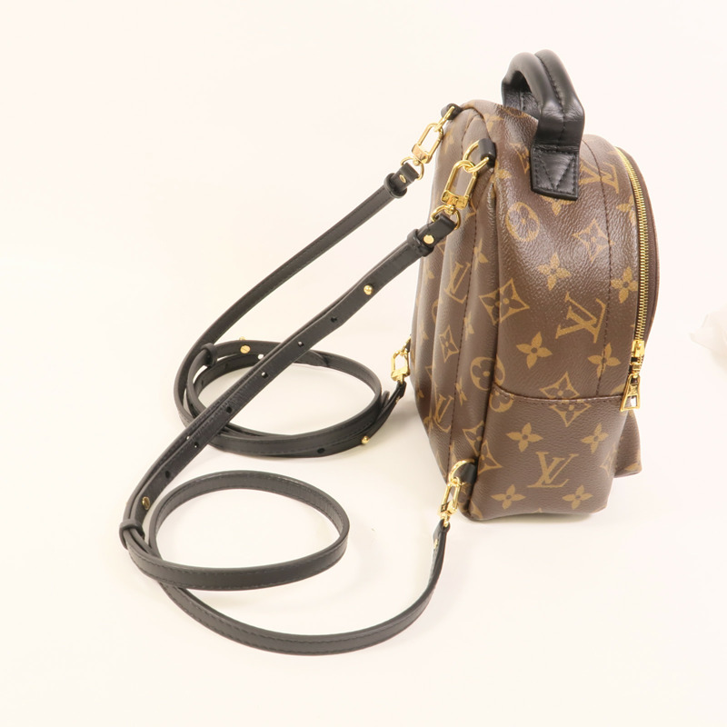 LOUIS VUITTON Monogram Palm Springs Mini金扣背包-5