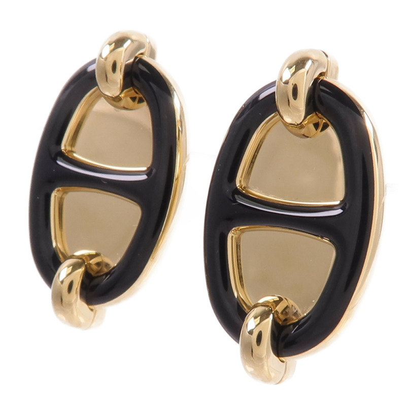 HERMES 金屬Mini Maillon Earrings耳環-1