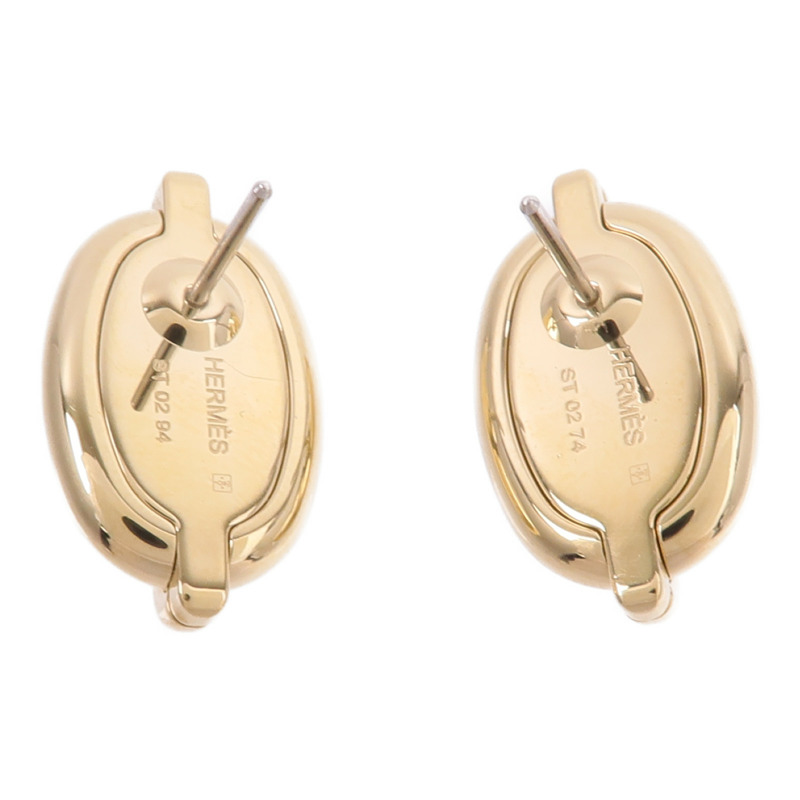 HERMES 金屬Mini Maillon Earrings耳環-2
