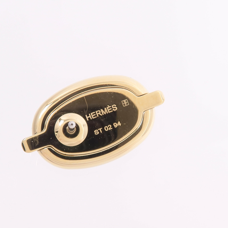 HERMES 金屬Mini Maillon Earrings耳環-5