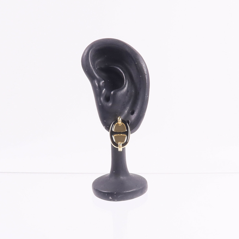 HERMES 金屬Mini Maillon Earrings耳環-6