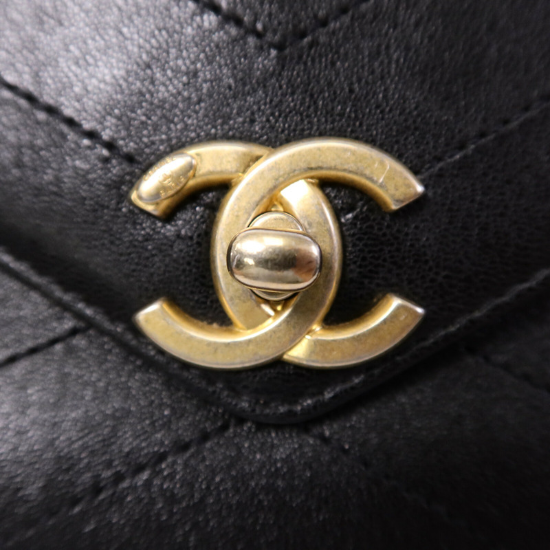 CHANEL 牛皮皮革Chain Shoulder Bag鏈帶肩背袋-6