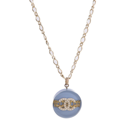 CHANEL PVC/金屬Necklace項鍊