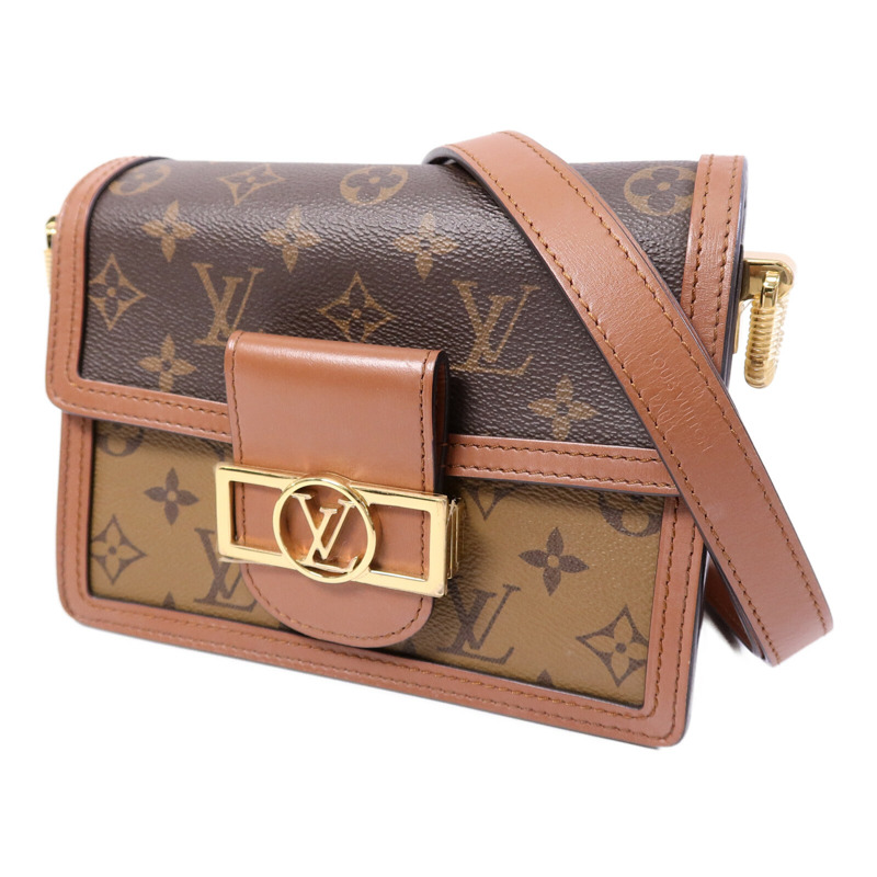 LOUIS VUITTON Monogram Reverse Mini Dauphine肩背袋-2