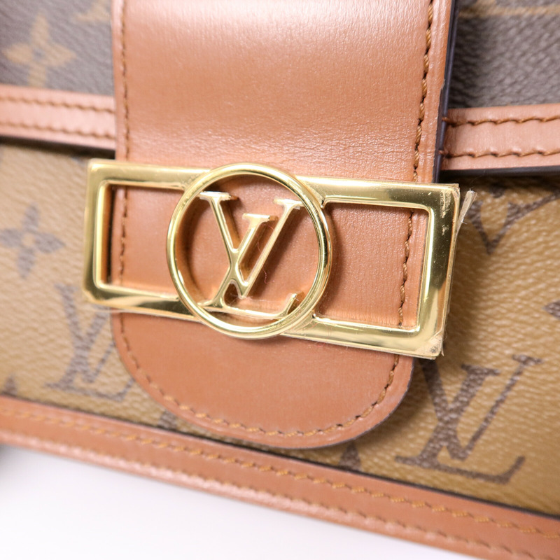 LOUIS VUITTON Monogram Reverse Mini Dauphine肩背袋-6