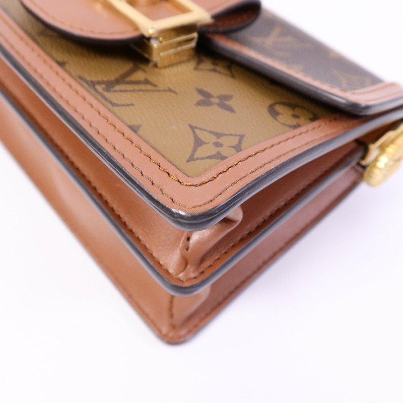 LOUIS VUITTON Monogram Reverse Mini Dauphine肩背袋-9