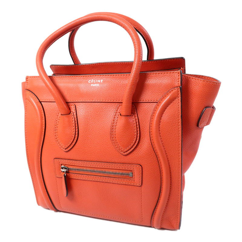 CELINE 牛皮皮革Micro Luggage手挽袋-2